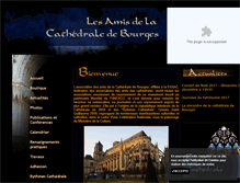 Tablet Screenshot of amis-cathedrale-bourges.com